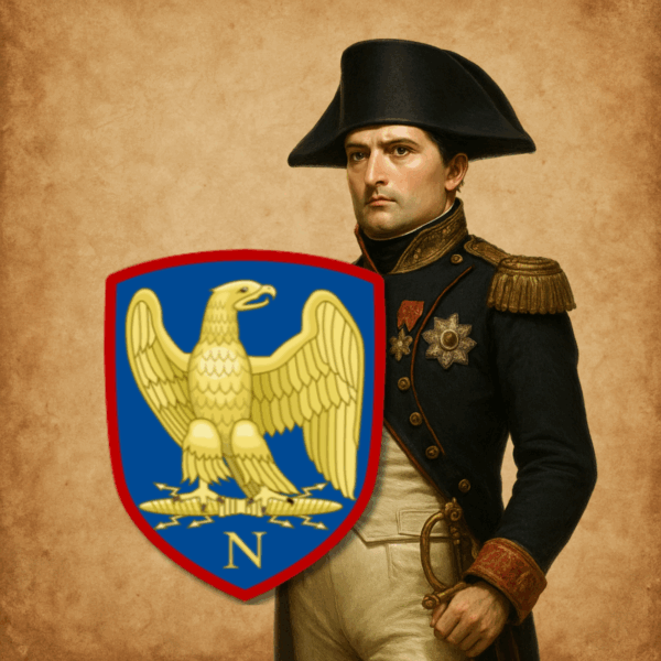 fiche produit napoléon bonapart Porte-clés Blason de Napoléon Bonaparte