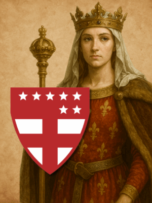 Porte-clés blason de Blanche de Castille