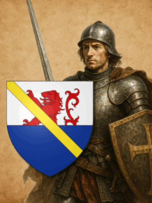 Porte-clés Blason du Chevalier Bayard
