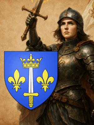Porte-clés Blason de Jeanne d'Arc