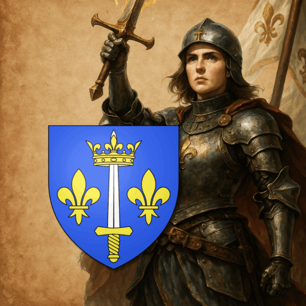 Porte-clés Blason de Jeanne d'Arc