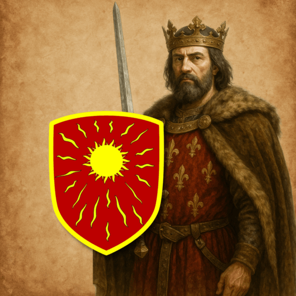 Porte-clés blason de Hugues Capet