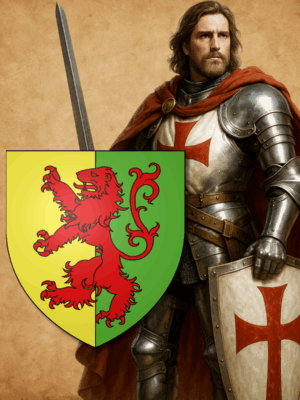 Porte-clés blason de Guillaume le Maréchal
