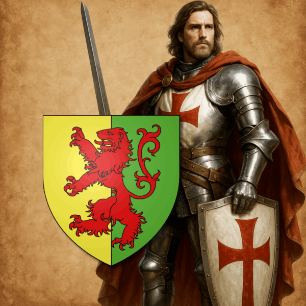 Porte-clés blason de Guillaume le Maréchal